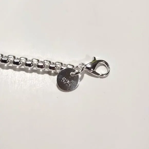 S925 Box Chain Necklace Sterling Silver Christmas Birthday Anniversary Gift NEW!